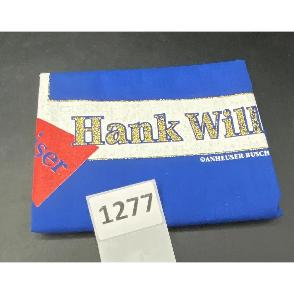 Hank Williams Jr Budweiser Concert Tour Bandana Handkerchief Country 1992